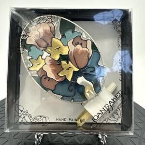 New Vintage Night Light Plug In Joan Baker Hand Painted Glass